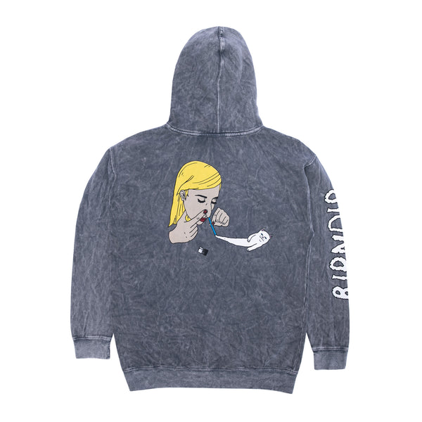 ripndip Coco Nermal Hoodie (Grey Mineral Wash)