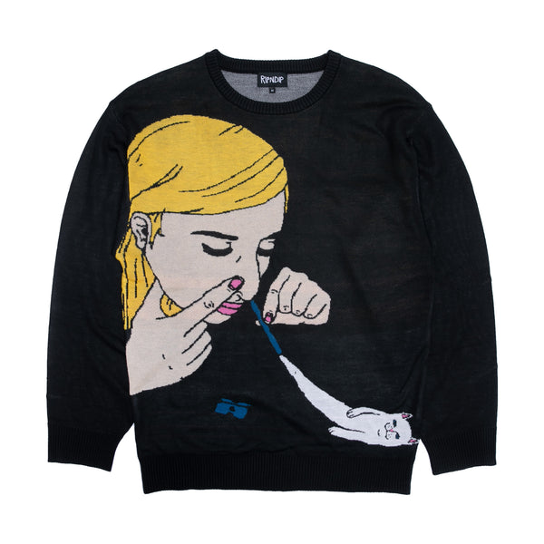ripndip Coconerm Knit Sweater (Black)