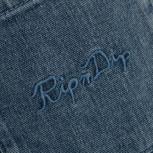 Ripndip Cosmic Nerm Denim Shorts (Medium Wash)