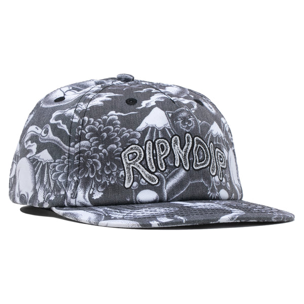 ripndip Dark Twisted Fantasy 6 Panel Hat (Black)