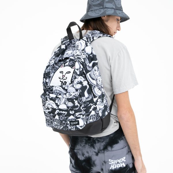 Ripndip Dark Twisted Fantasy Backpack (Black/White)