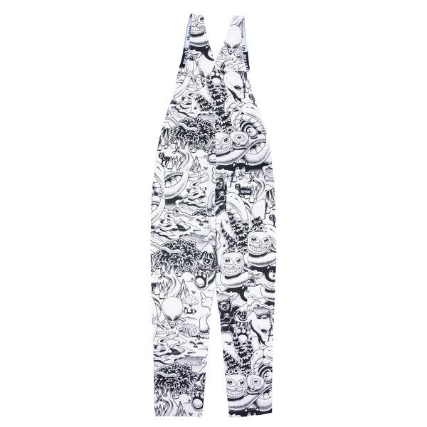 Ripndip Dark Twisted Fantasy Overalls (Black/White)