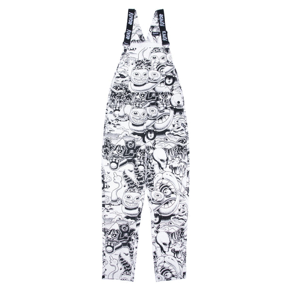 ripndip Dark Twisted Fantasy Overalls (Black/White)