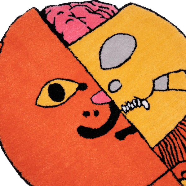 Ripndip Devil Anatomy Rug (Red)- 6ft