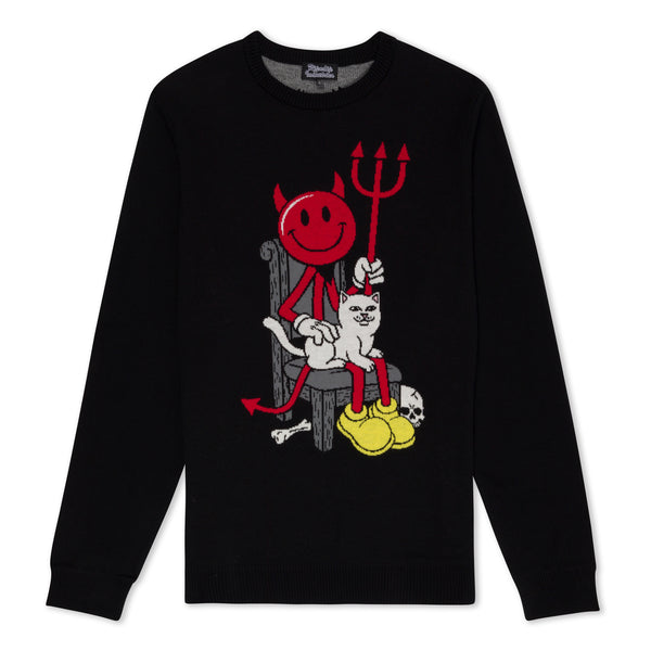 ripndip Devilman Nerm Knit Sweater (Black)