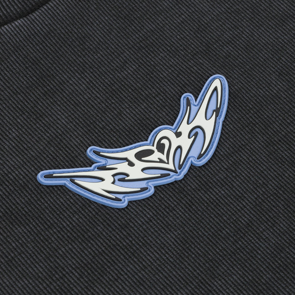 Ripndip DND Cropped Baby Tee (Black Vintage)