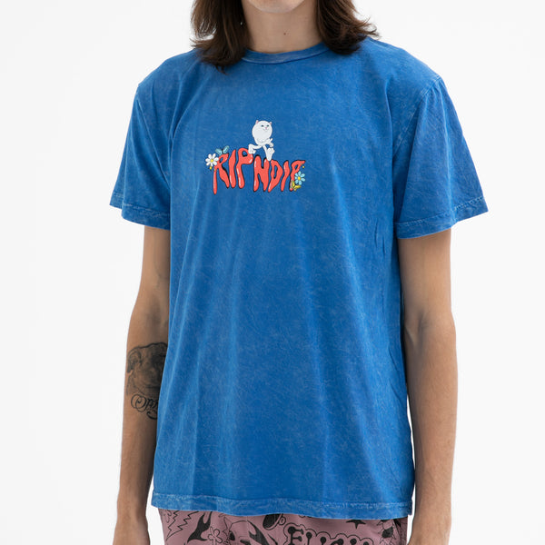 Ripndip Dont Trip Tee (Cornflower Blue Mineral Wash)