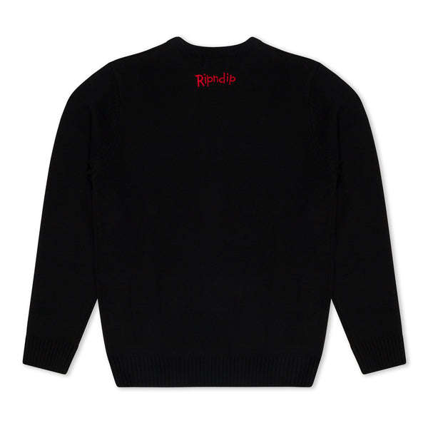 Ripndip Down By The Seashore Knit Sweater (Black)