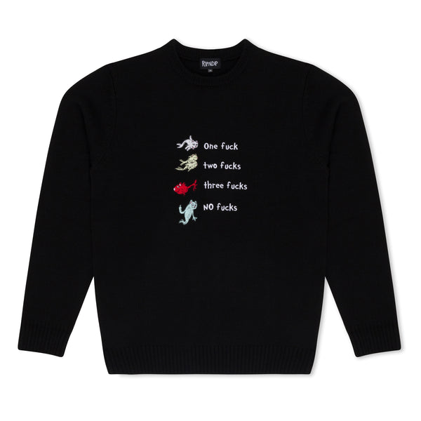 ripndip Down By The Seashore Knit Sweater (Black)