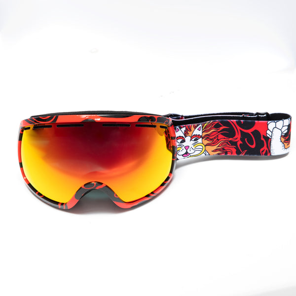 Ripndip Dragonerm Snow Goggles (Red)