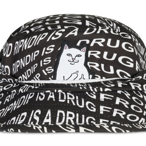 Ripndip Drug From God Lord Nermal Bucket Hat (Black)