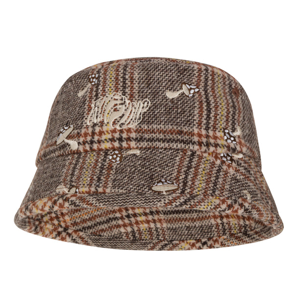 ripndip Euphoria Bucket Hat (Brown Plaid)