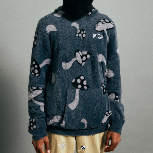 Ripndip Euphoria Faux Mohair Hoodie (Grey)