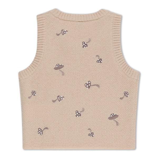 Ripndip Euphoria Knit Crop Top (Off White)