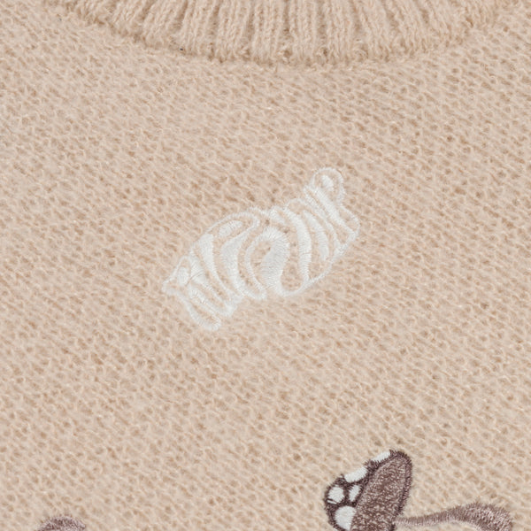 Ripndip Euphoria Knit Crop Top (Off White)