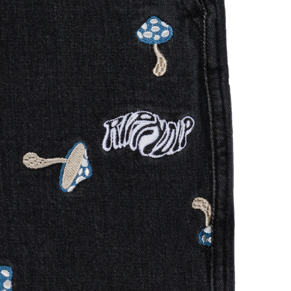 Ripndip Euphoria Wide Leg Denim Pants (Black Wash)