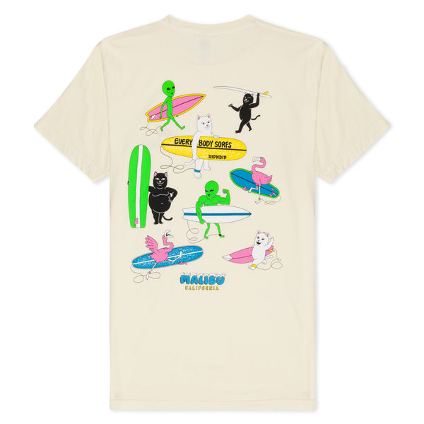 ripndip Everybody Surfs Tee (Natural)