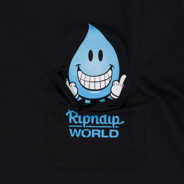 Ripndip F U Wet Willy Pocket Tee (Vintage Black)