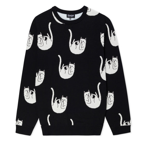 ripndip Falling Nerm Knit Sweater (Black)