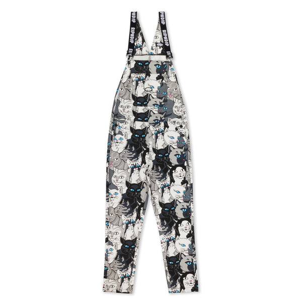 ripndip Family Tree Twill Overalls (Black)