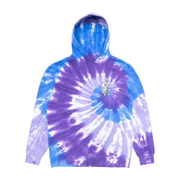 Ripndip Friday Jr Hoodie (Purple/Lilac Spiral Dye)