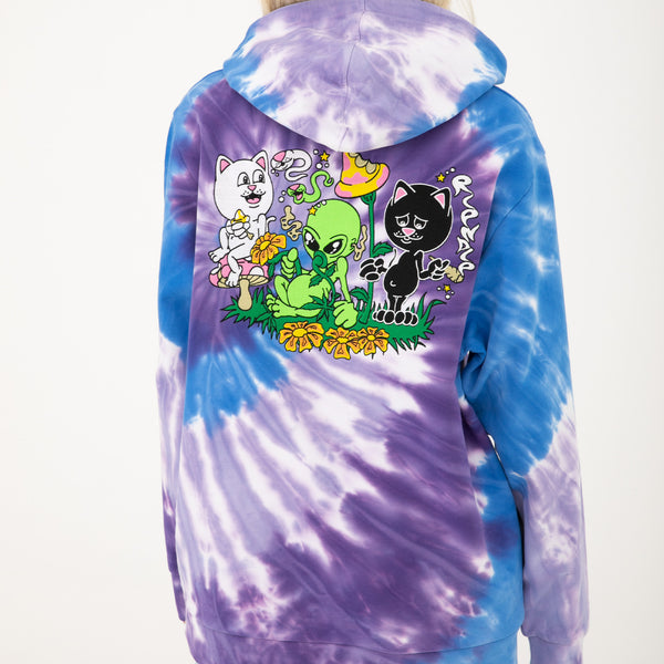 Ripndip Friday Jr Hoodie (Purple/Lilac Spiral Dye)