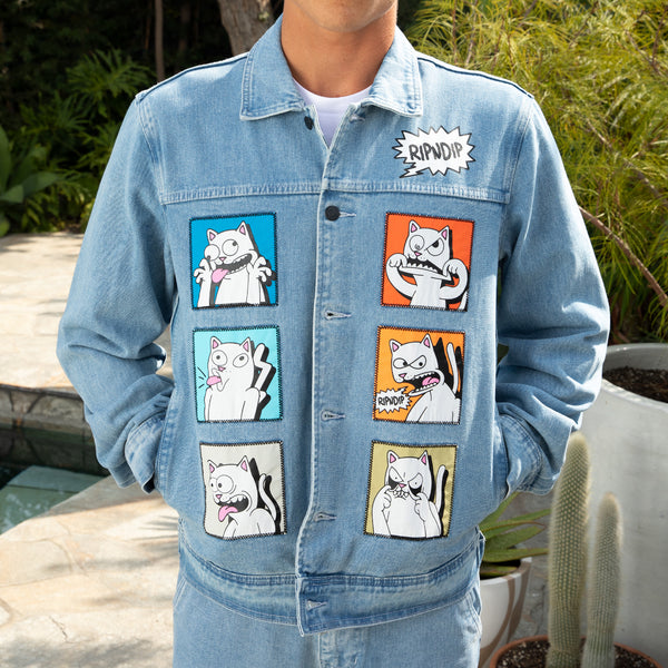Ripndip Frustration Denim Jacket (Medium Wash)