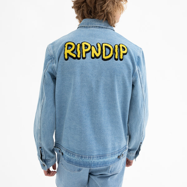 Ripndip Frustration Denim Jacket (Medium Wash)