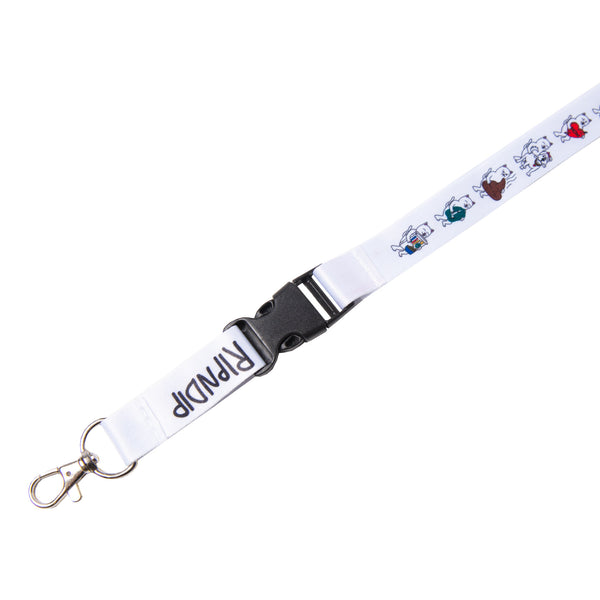 Ripndip Fuck Everything Lanyard (White)