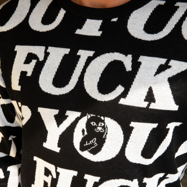 Ripndip Fuck You Knit Sweater (Black)