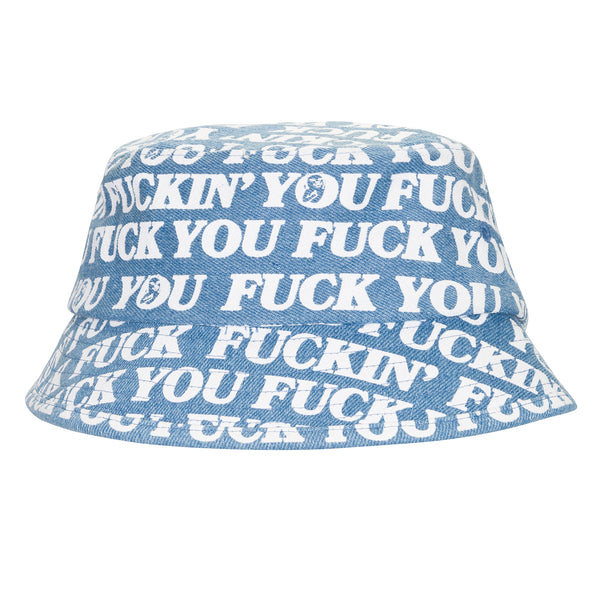 ripndip Fuckin Fuck Bucket Hat (Medium Wash)
