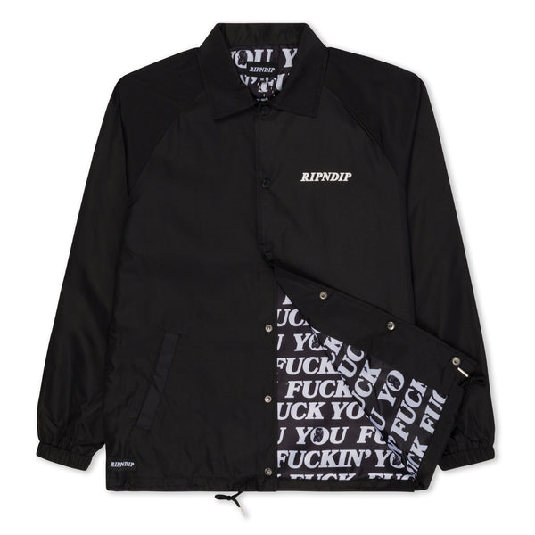 Ripndip Fuckin Fuck Coaches Jacket (Black)