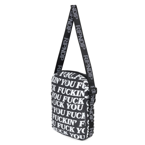 Ripndip Fuckin Fuck Crossbody Bag (Black)