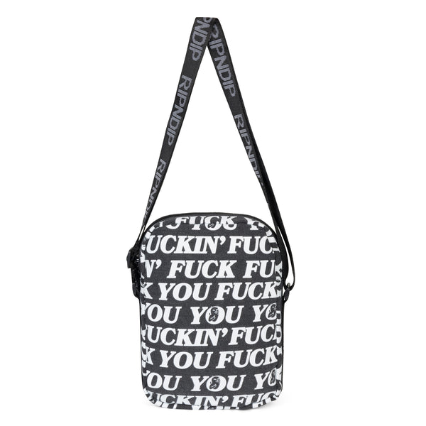 Ripndip Fuckin Fuck Crossbody Bag (Black)
