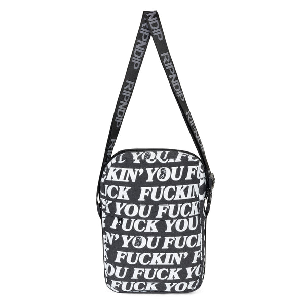 ripndip Fuckin Fuck Crossbody Bag (Black)