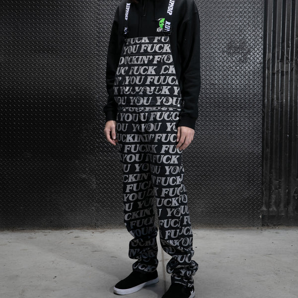 Ripndip Fuckin Fuck Denim Overalls (Black)