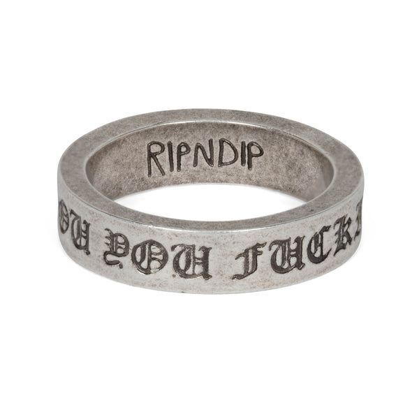 Ripndip Fuckin Fuck Ring (Silver)