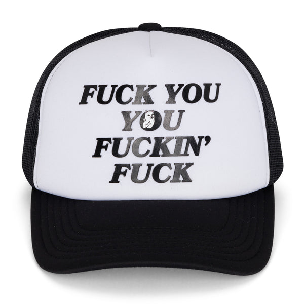 Ripndip Fuckin Fuck Trucker Hat (Black)