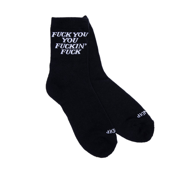 Ripndip Fucking Fuck Mid Socks (Black)