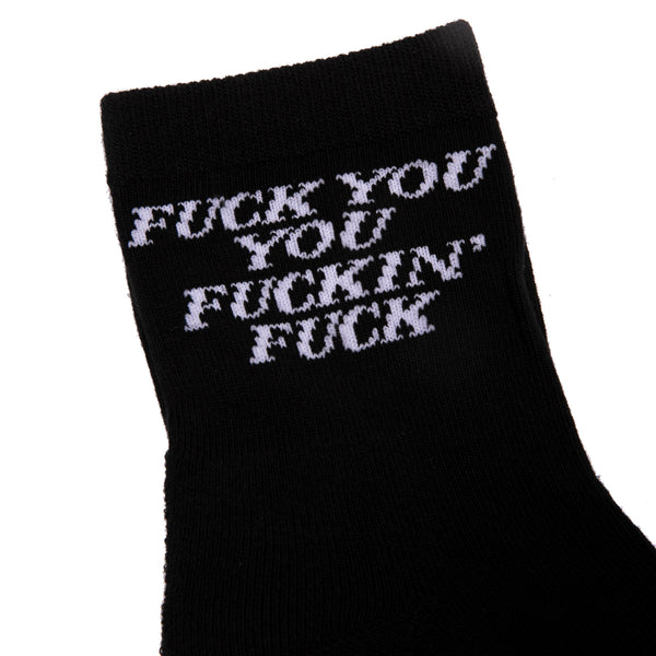 Ripndip Fucking Fuck Mid Socks (Black)