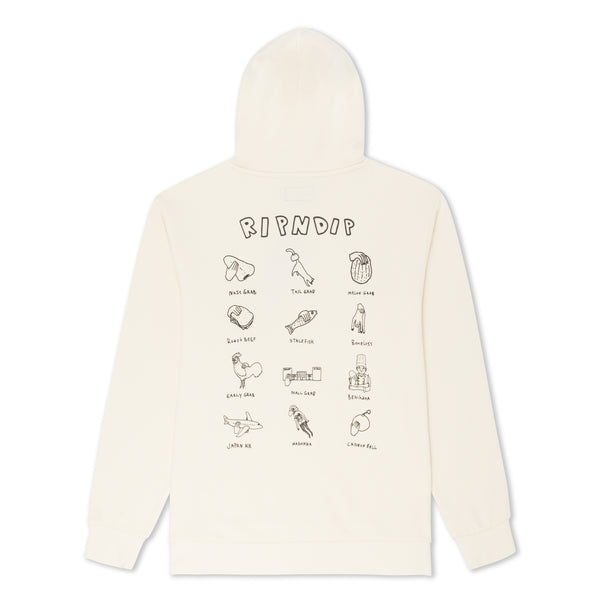 ripndip Grabs Hoodie (Bone)
