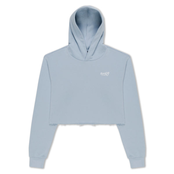 Ripndip Great Wave Cropped Hoodie (Powder Blue)