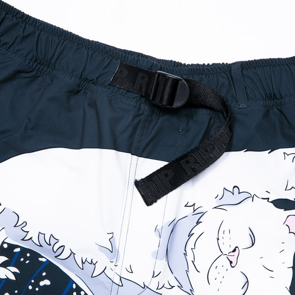 Ripndip Great Wave Swim Shorts (Navy)