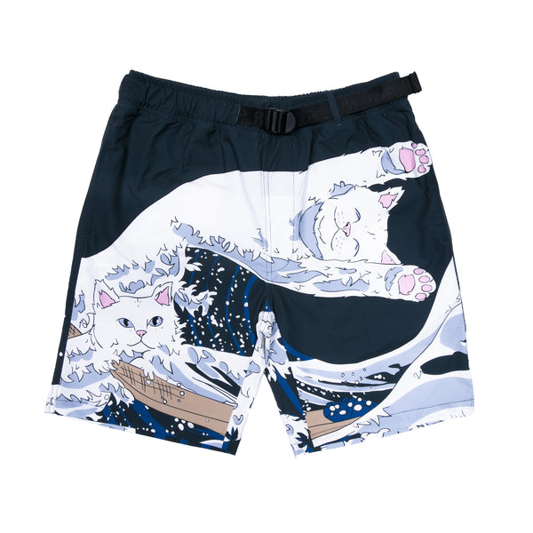 Ripndip Great Wave Swim Shorts (Navy)