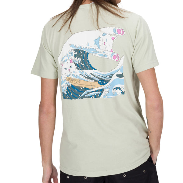 Ripndip Great Wave Tee (Sage)