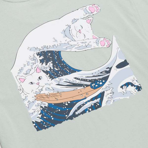 Ripndip Great Wave Tee (Sage Grey)