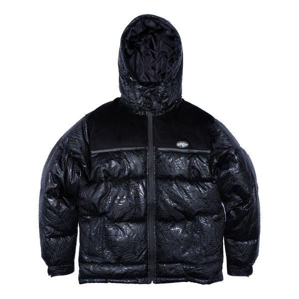 Ripndip Griffith Hooded Puffer Jacket (Black)