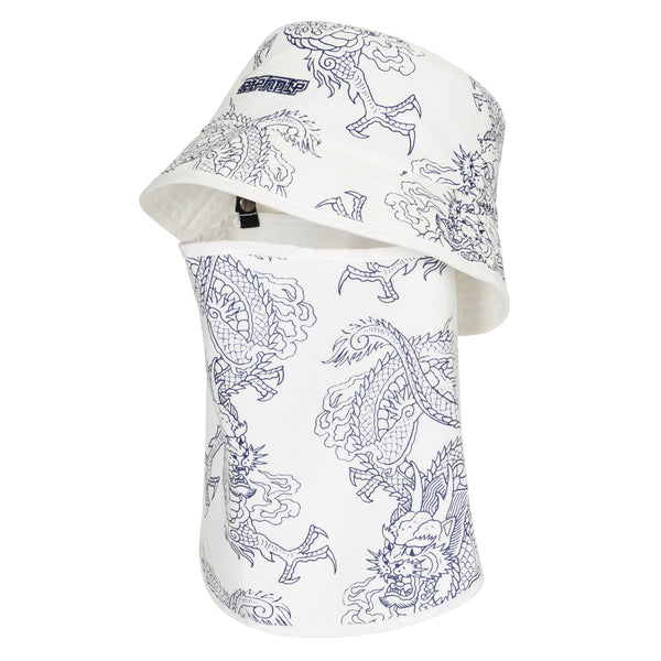 Ripndip Haku Face Mask Bucket Hat (White)
