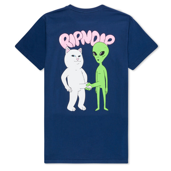 ripndip Handshake Tee (Navy)