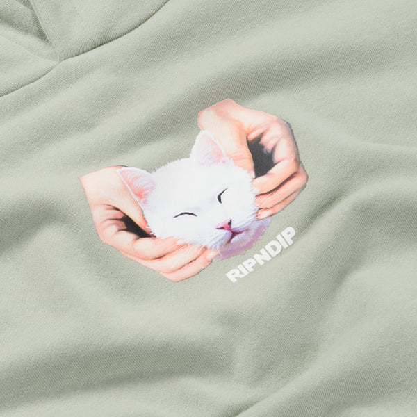 Ripndip Happy Kitty Hoodie (Sage)